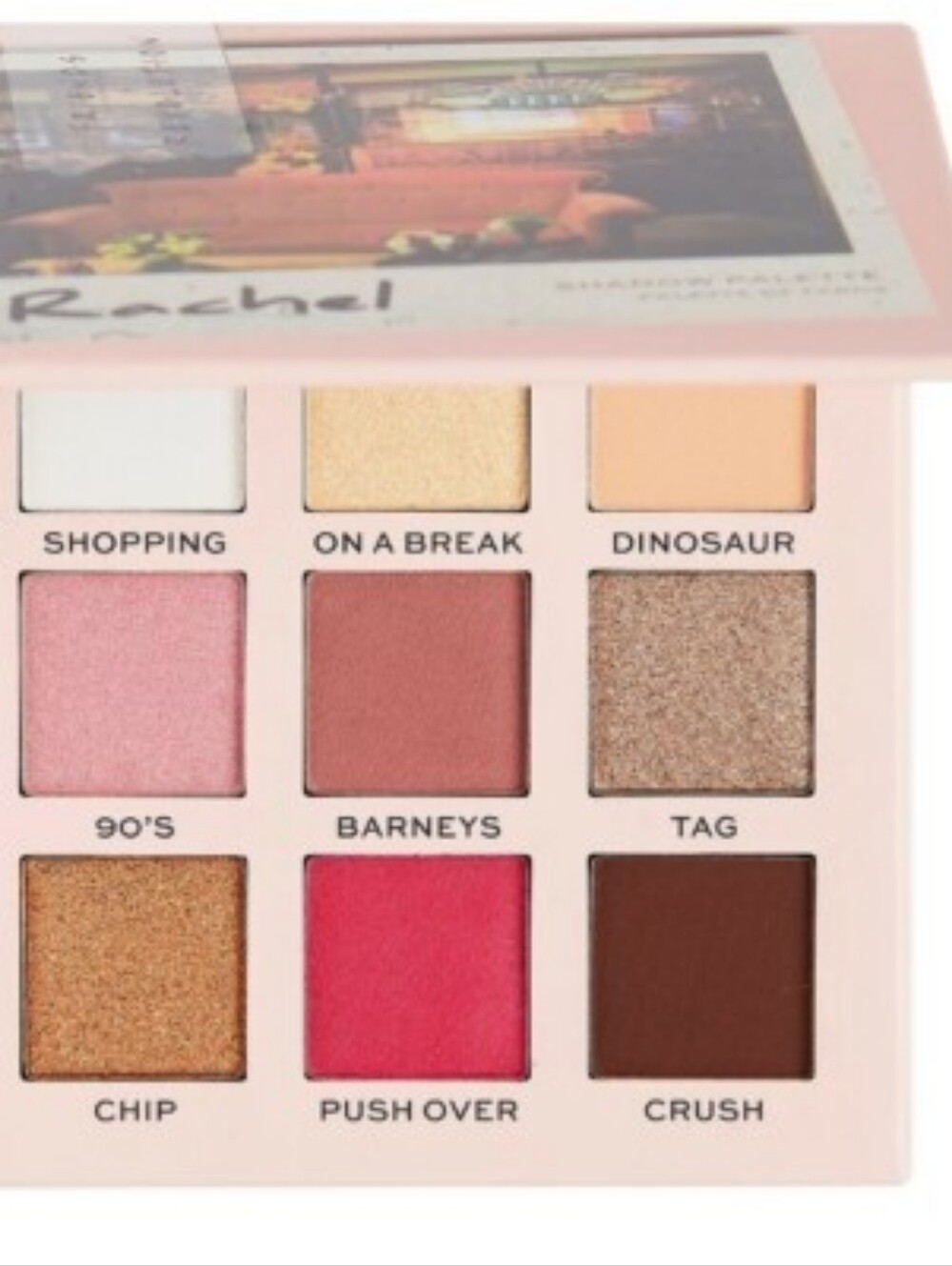Revolution Pink & Neutral Eyeshadow Palette - soft pink, gold, brown, coral
